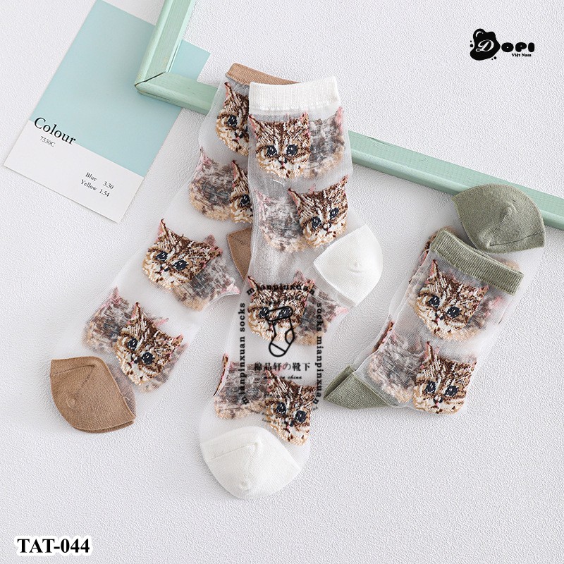 Tất nữ cao cổ vớ nữ cao cổ tàng hình khử mùi kháng khuẩn chống hôi chân TAT-044