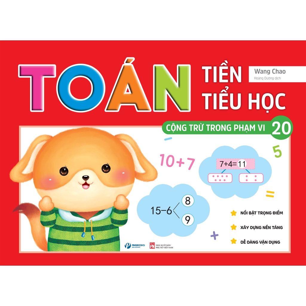 Sách - Toán tiền tiểu học cộng trừ trong phạm vi 20 - Vizibook