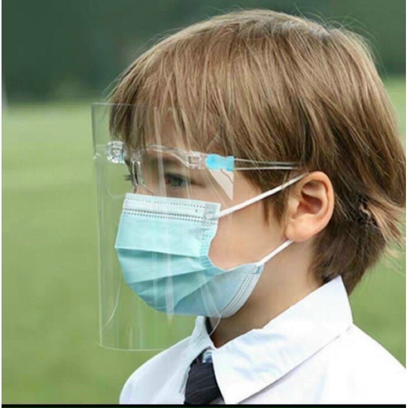 Combo 3 chiếc kính chắn giọt bắn chống dị.ch có gọng gương, an toàn, dễ sử dụng - màn chắn y tế