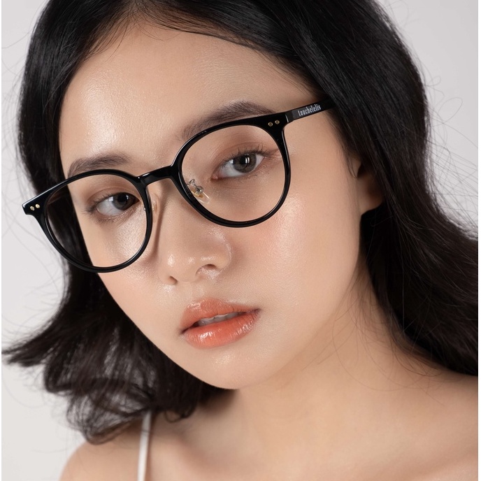 Kính Tròn Gọng Nhựa Cao Cấp Thiết Kế Cao Cấp Touchelelis LAELIA GLASSES, Kính Ngố Dễ Thương Phù Hợp Mang Hàng Ngày