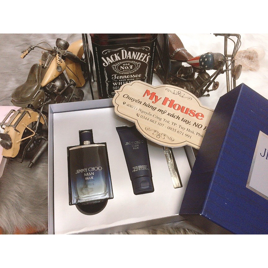 [HÀNG MỸ] Combo Nước Hoa JIMMY CHOO MAN BLUE 100ml+7.5ml