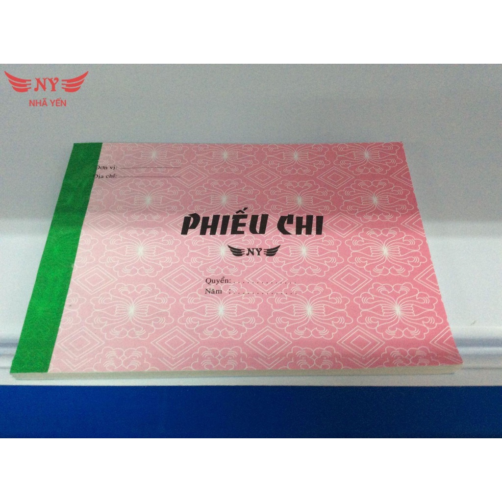 Phiếu Thu / Phiếu Chi Nhã Yến Cao Cấp 100 tờ Khổ 13x19cm (1 Liên / 2 Liên)