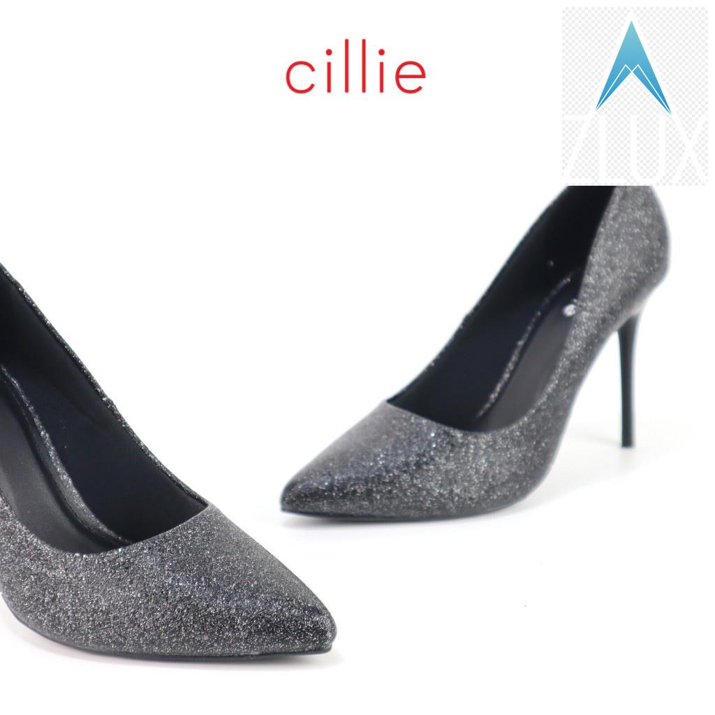 👘 Giày cao gót gót nhọn cao 10cm phối kim tuyến sang trọng Cillie 1233 VIP 👘
