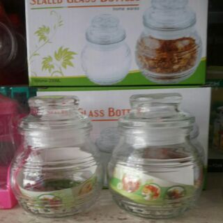 Hủ thủy tinh nhỏ 200ml(bộ 2c)