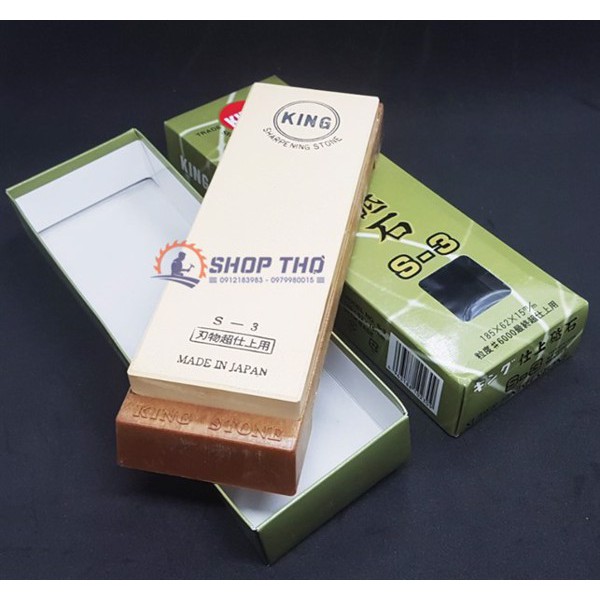 Đá mài Nhật Bản - King S3 - độ nhám 6000#