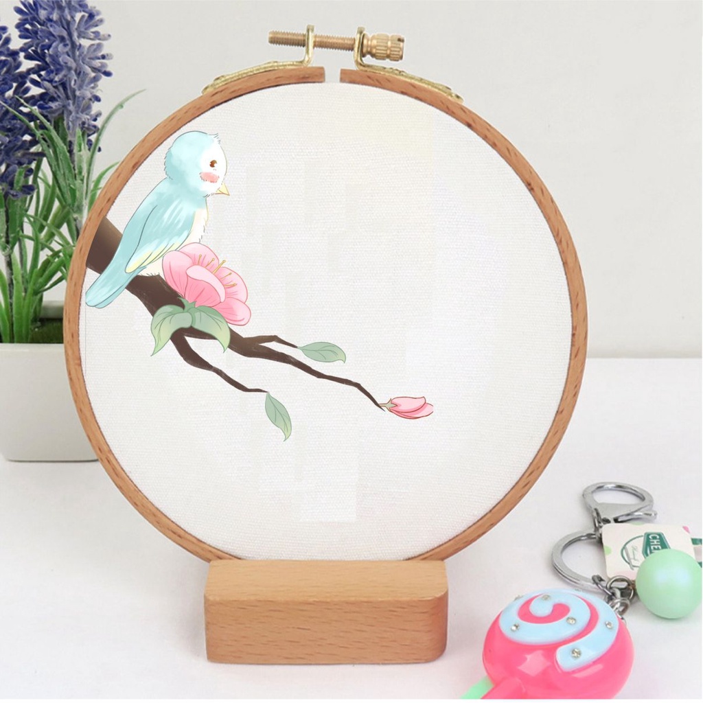 Hình in nhiệt dán áo dài đào mai đón tết