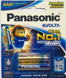 Hộp 12 Đôi Pin AAA 1,5V Panasonic Evolta LR03EG/2B