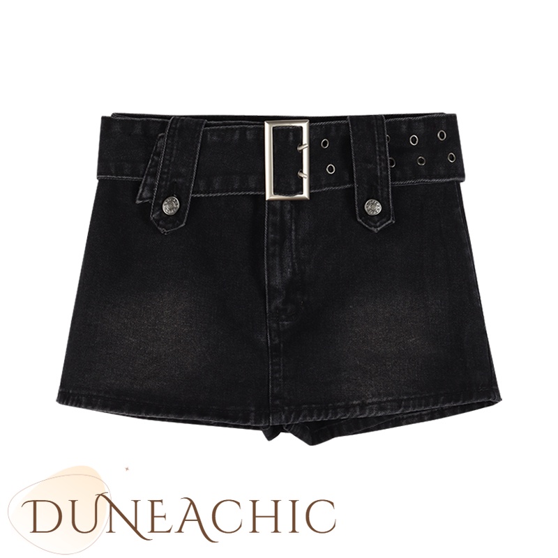 DUNEA Chân Váy Denim Chữ A Chống Cháy Nổ Thời Trang Cho Nữ