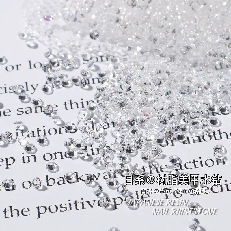 Đá rắc nail móng tay dạng viên trang trí móng loại sáng mới