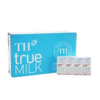 Thùng sữa TH True Milk ít đường 180ml Date mới