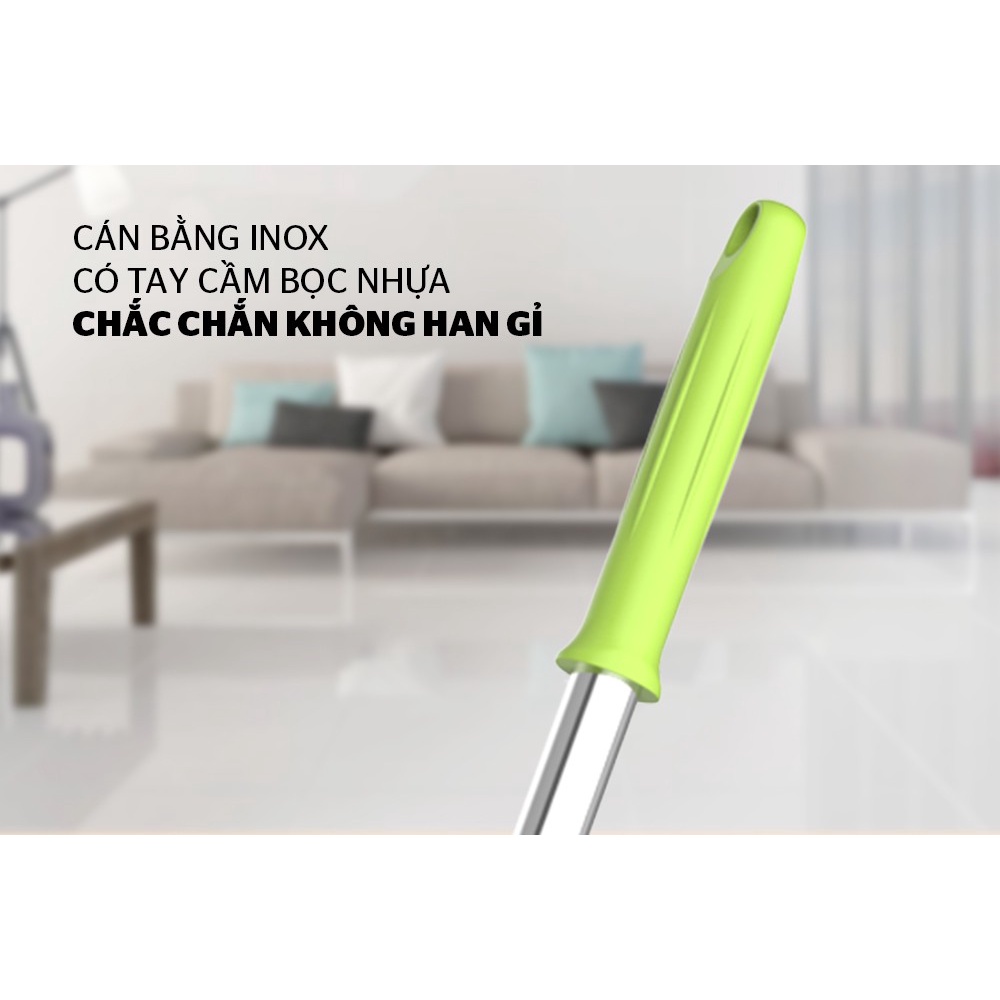 CÂY LAU NHÀ XOAY 360 ĐỘ SUNHOUSE THẾ HỆ MỚI KS-MO260IG