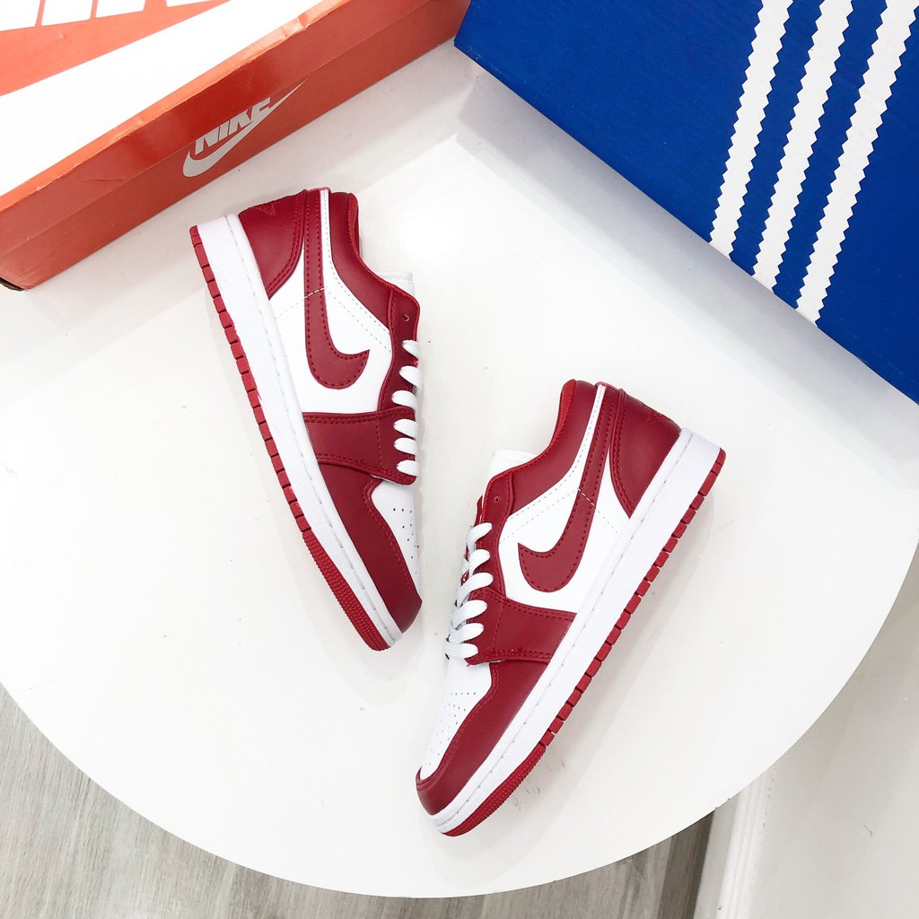 Giày Sneaker Nữ JD1 Cổ Thấp Màu Đỏ Thời Trang Siêu Nhẹ Tôn Dáng - DookieStore