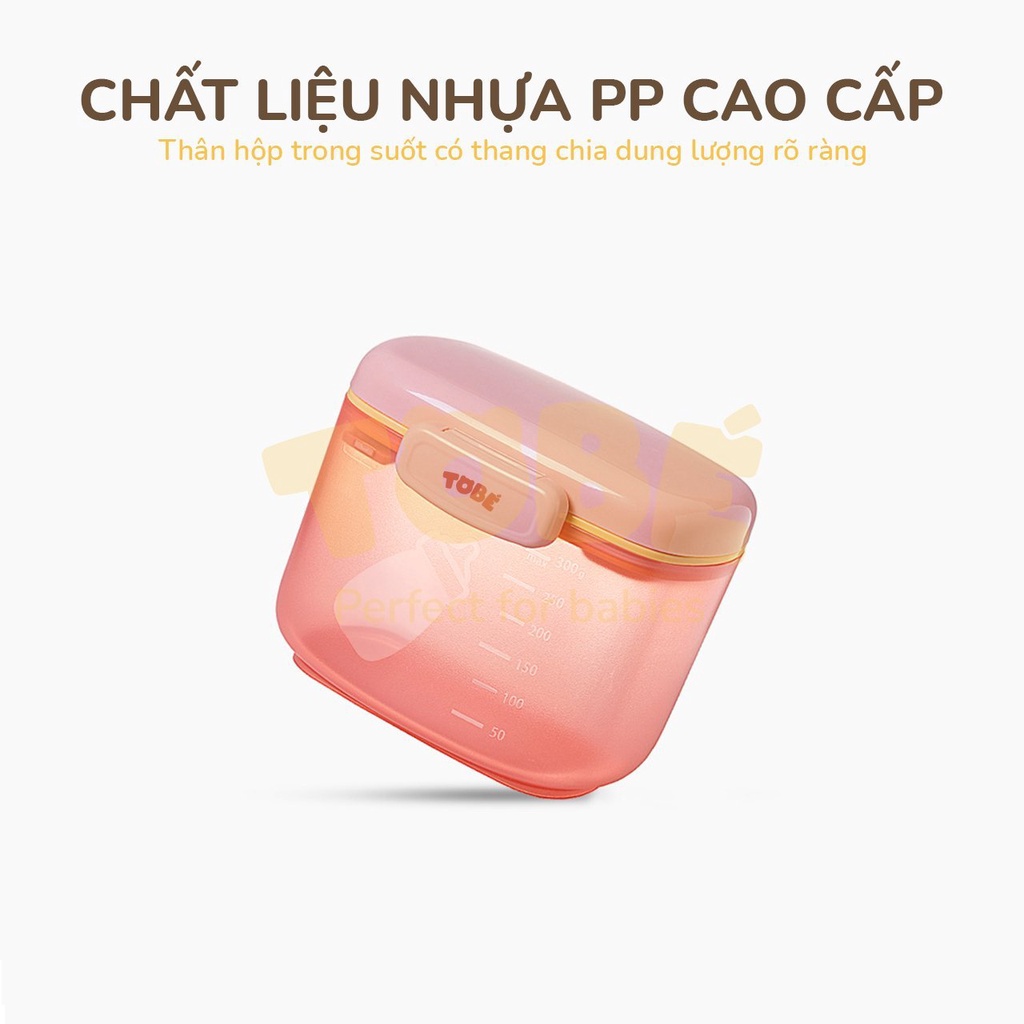 Hộp đựng sữa bột Adkins cao cấp an toàn hàng chính hãng 100% tobe tiện dụng cho bé khi đi chơi, đi du lịch 3101