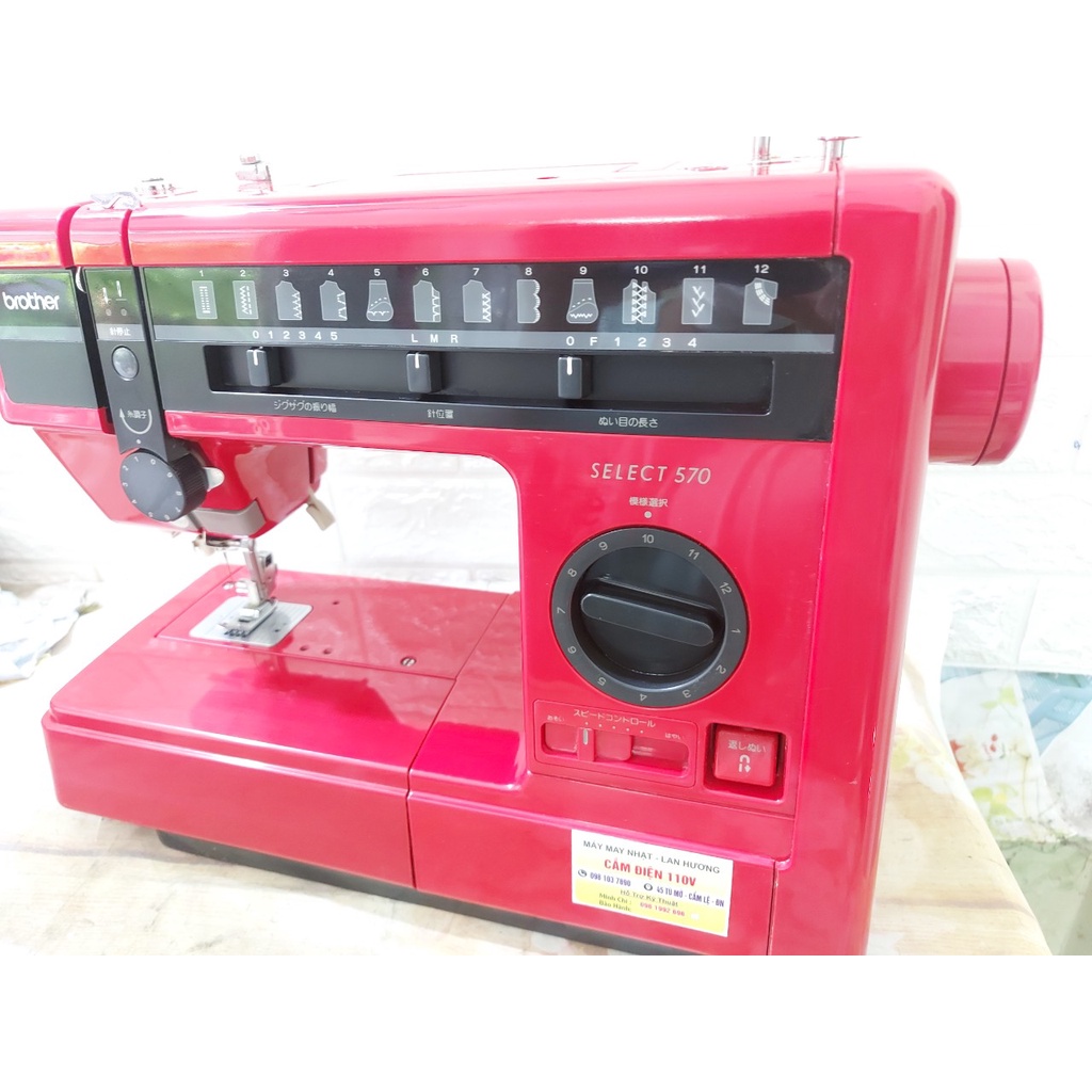 Máy May Máy Khâu Gia Đình Nhật Brother Puret - May Cơ Bản - Ổ Máy Công Nghiệp - Kích Thước 41x17x29 - Dễ Sử Dụng - Bền