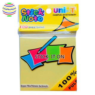 Giấy Note 100 Tờ - Size 76x76mm