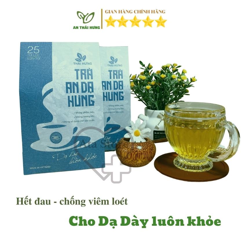 Trà Dạ Dày AN DẠ HƯNG - Hết Đau Dạ Dày, Bao Tử, Hành Tá Tràng - An Toàn Hiệu Quả 25 Túi lọc 125gr