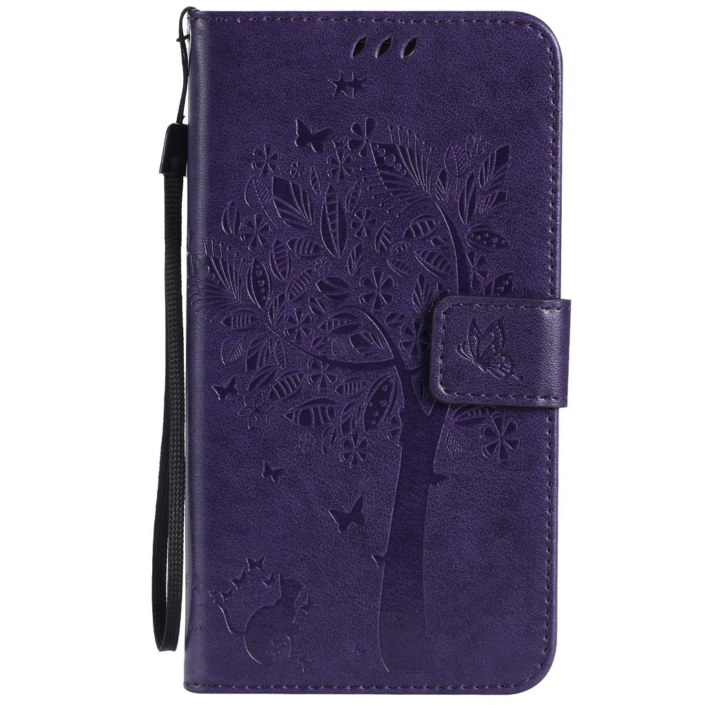 Ốp lưng họa tiết mèo và cây dập nổi dành cho Samsung Galaxy A7 2016 (A710) | BigBuy360 - bigbuy360.vn