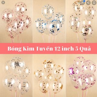 Set 10 cái bóng kim tuyến 30cm