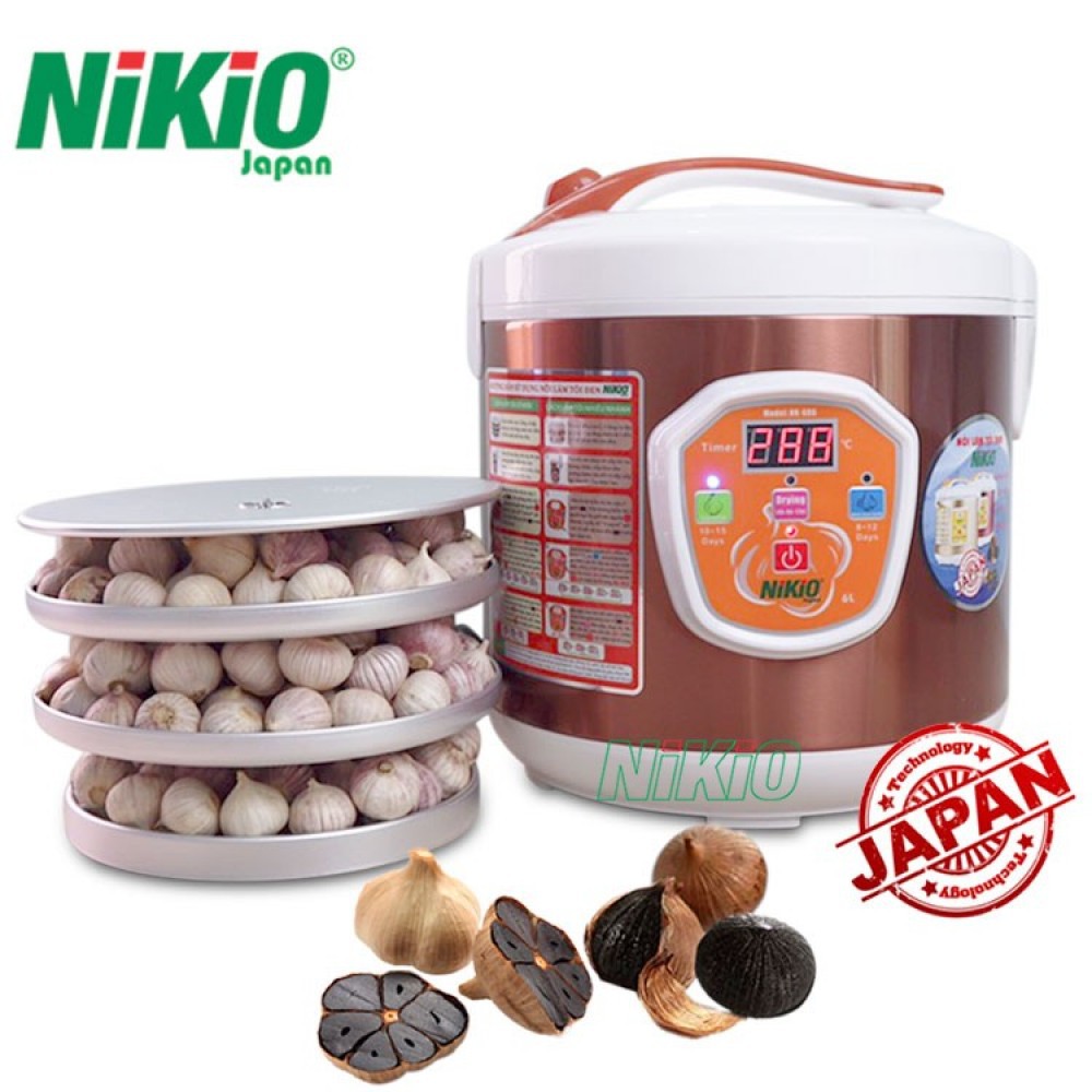 MÁY LÀM TỎI ĐEN NIKIO NK-686 CÔNG NGHỆ NHẬT BẢN