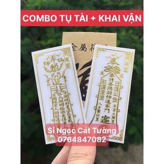 Bộ 2 linh phù khai mở tài vận đón lộc, tụ tài giữ tài thăng quan - đã chú