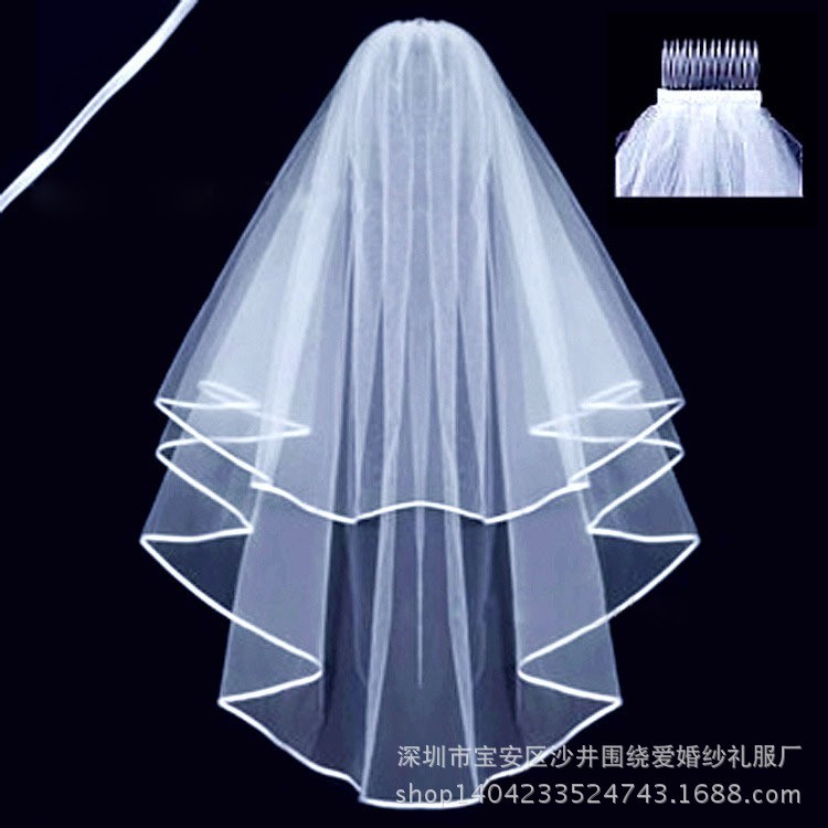 Mạng che mặt cô dâu nhẹ nhàng thanh lịch