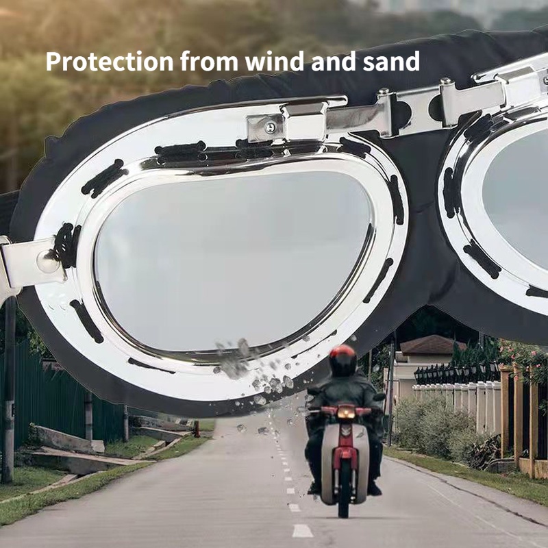 Kính bảo hộ chống gió cho người lái xe máy