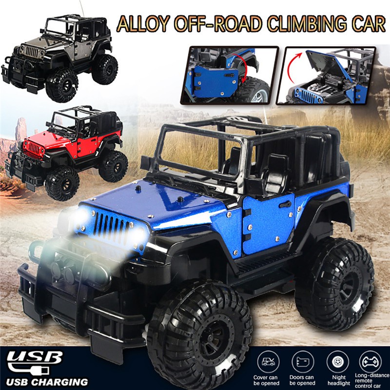Mới 1:18 Tốc độ Drift Điều khiển từ xa Xe tải RC Hợp kim Xe địa hình Trẻ em Đồ chơi Xe hơi cho Trẻ em Quà tặng sinh nhật