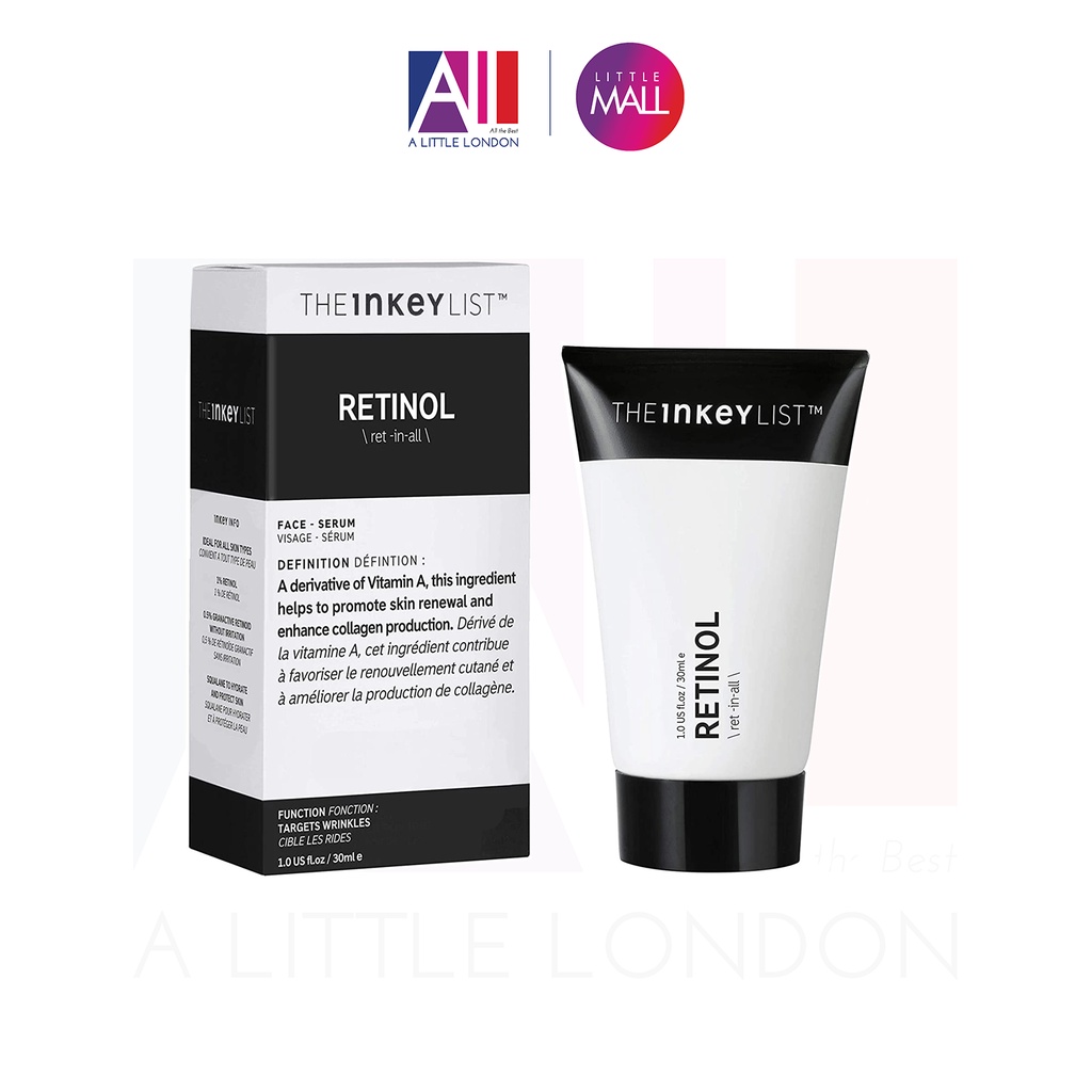 [TOP 1 SHOPEE] Tinh chất Retinol chống lão hóa The Inkey List Retinol Serum 30ml (Bill Anh)