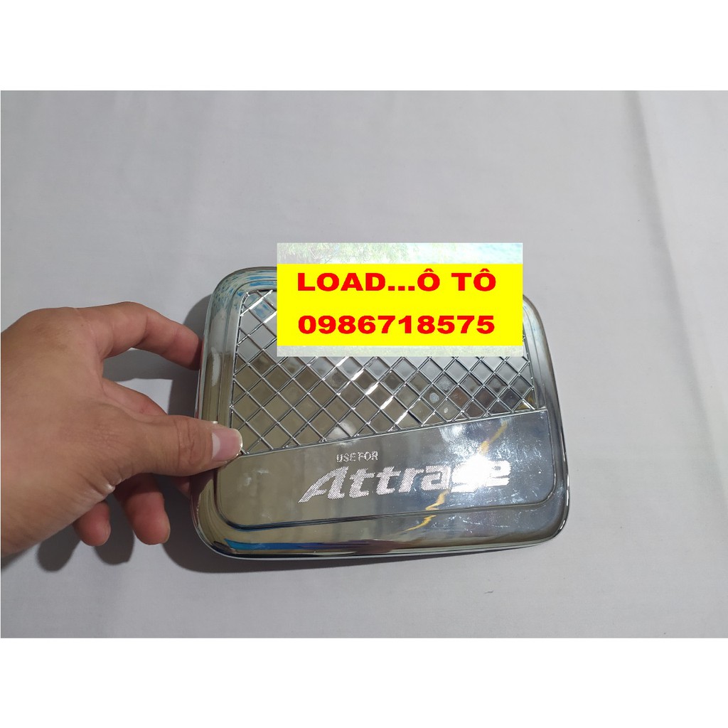 Ốp Nắp Xăng Xe Attrage 2023-2016 mạ crom Sáng Bóng Cao Cấp