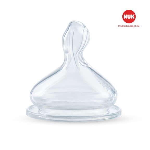 Set 2 Núm Ti Premium NUK Chất Liệu Silicon Bền Chắc, An Toàn Cho Sức Khỏe Của Bé