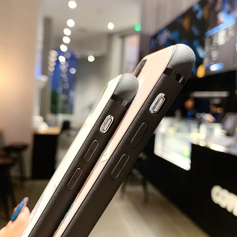 Ốp điện thoại tpu mềm mặt nhám họa tiết lá sen và gian hàng 3d cho Compatible for IPHONE 12 MINI 11 PRO X XR XS MAX SE 2020 7 8 PLUS