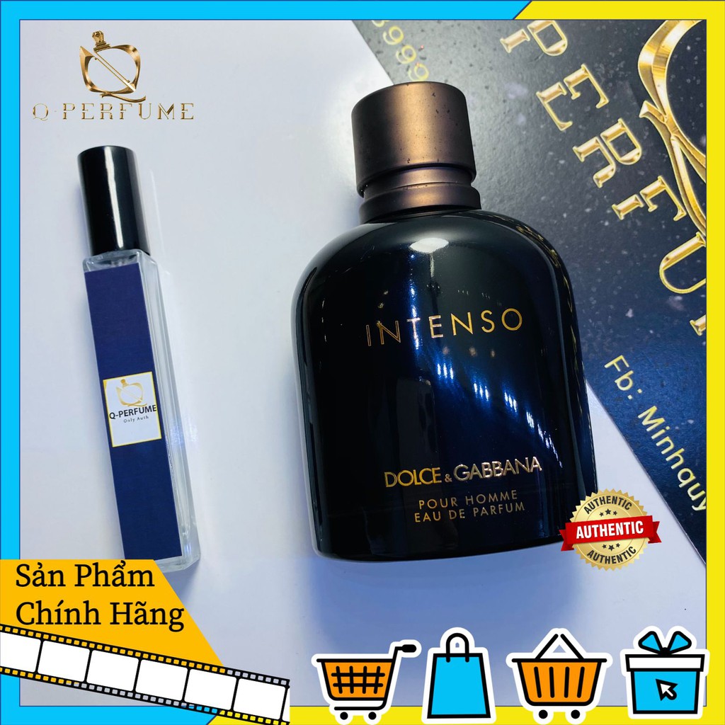 [CHÍNH HÃNG] Nước hoa nam Dolce & Gabbana Pour Homme Intenso EDP