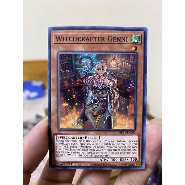 Thẻ bài Yugioh Witchcrafter Genni