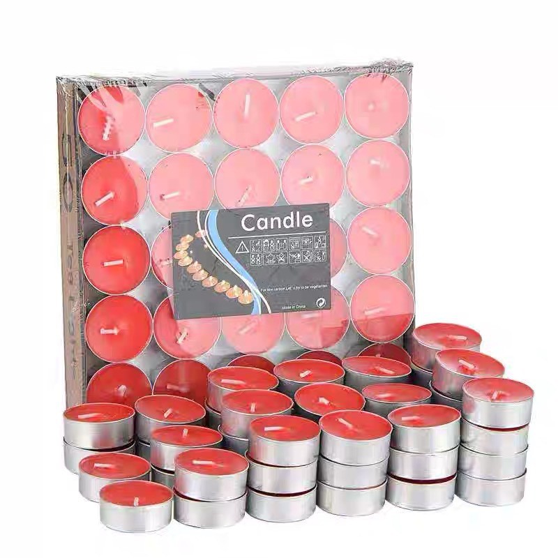 , nến tealight không mùi, không khói hàng loại vỉ 10 viên cháy đến 4h