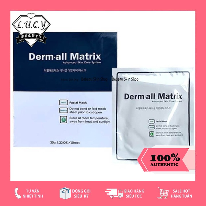 Hàng Hàn- Mặt nạ Thạch Derm All Matrix qua đêm căng bóng, tái tạo làn da với Collagen