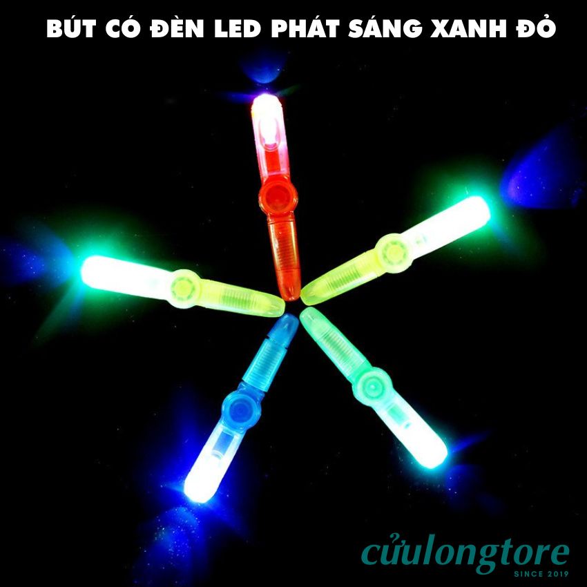 Con Quay Vô Cực Bút Quay Nghệ Thuật Phát Sáng, Spiner bút bi viết mực bản nâng cấp quay thần tốc mới có nắp