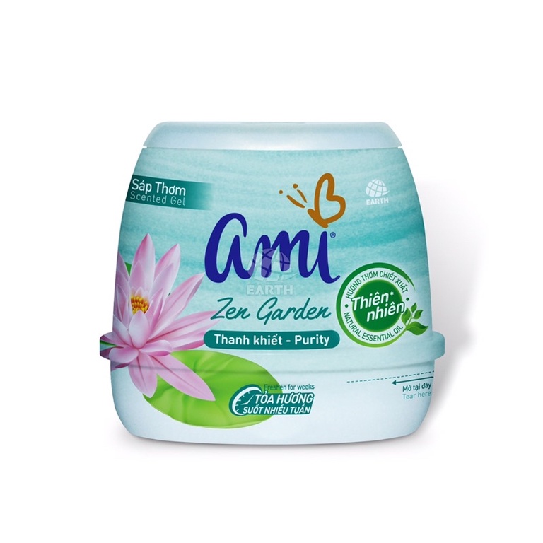 Sáp thơm Ami khử mùi 200g , thơm phòng thiên nhiên