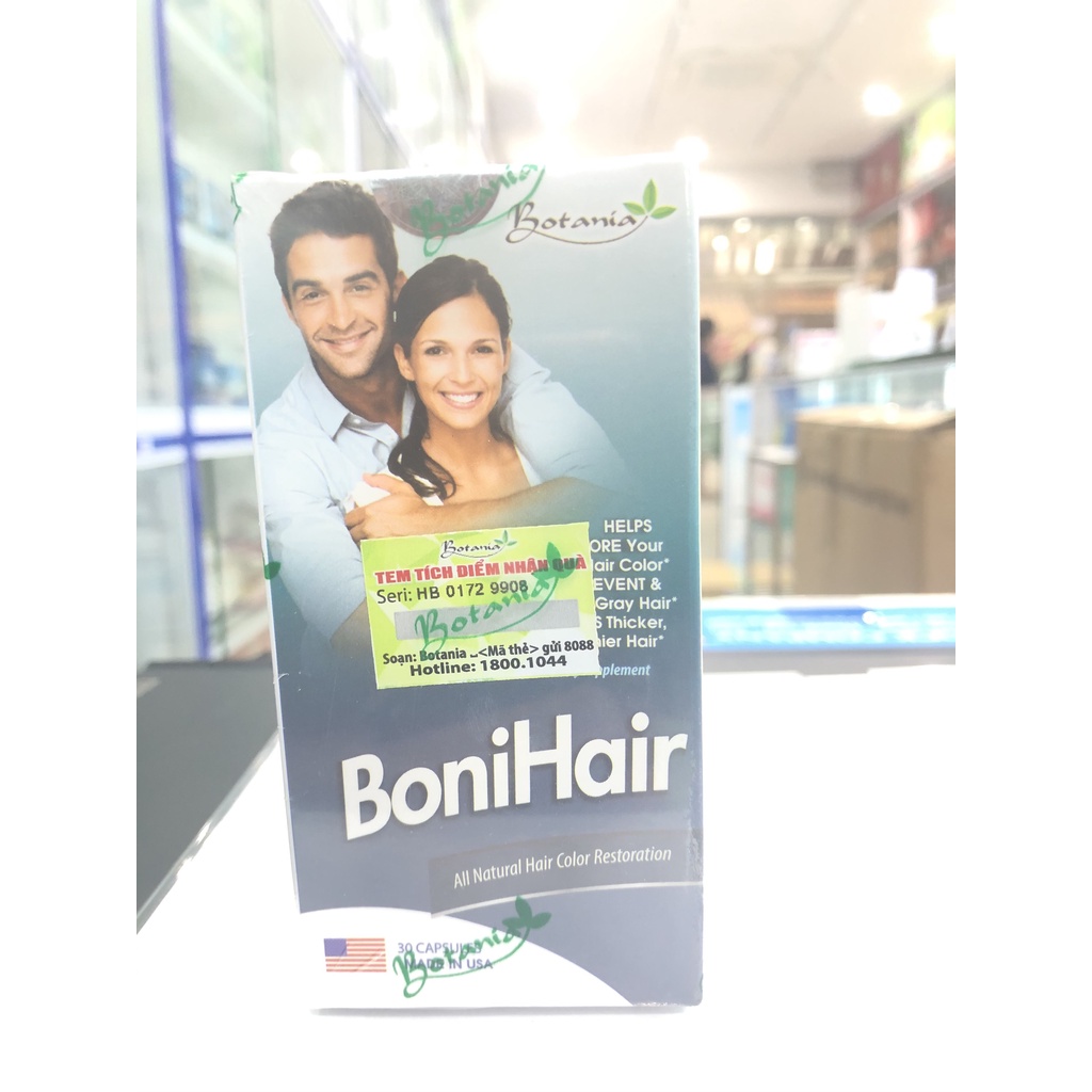 BoniHair hộp 30 viên,chống rụng tóc,bạc tóc,làm tóc dày và khỏe.