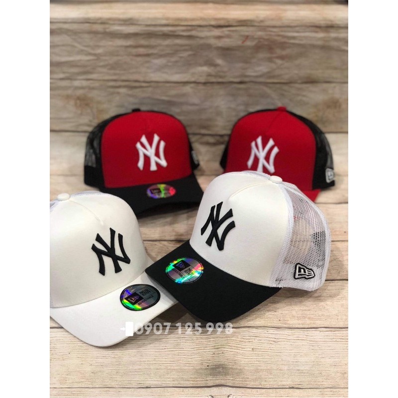 Nón kết phối lưới NY- NEW ERA, nón bóng chày.