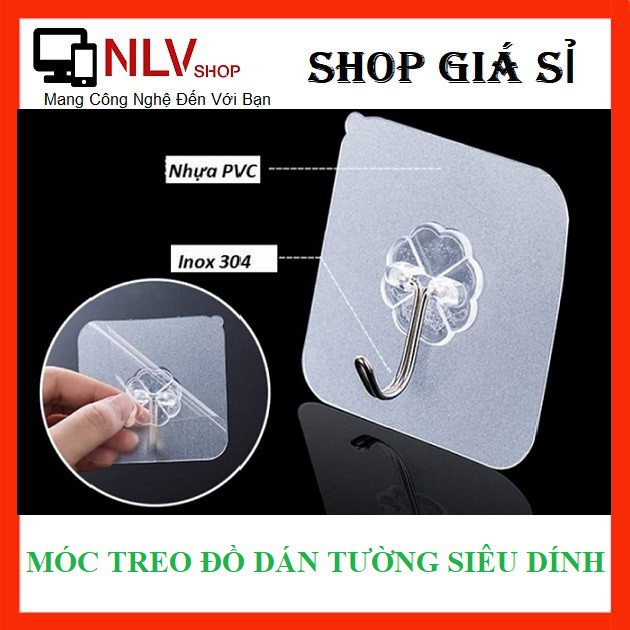 Móc Treo Đồ Dán Tường Siêu Dính Siêu Chịu Lực