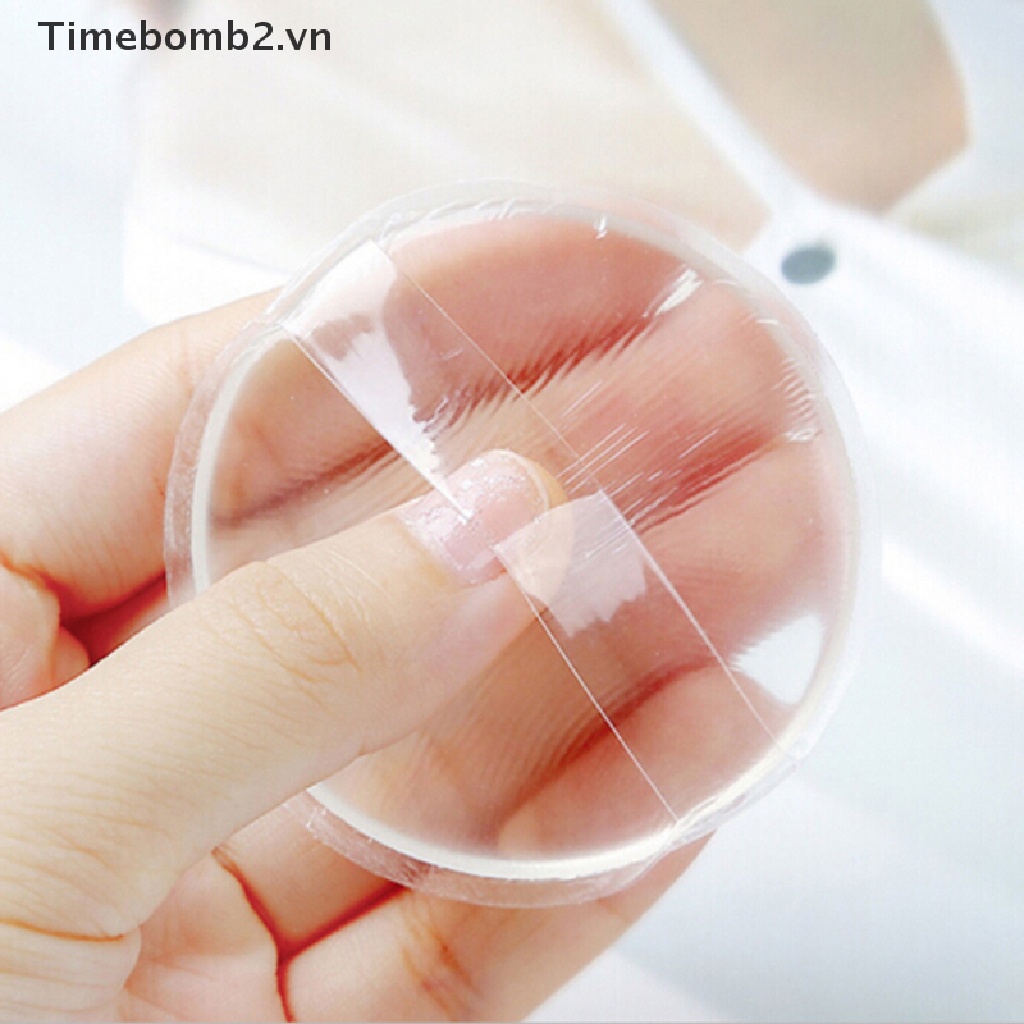 (Hàng Mới Về) Bông Trang Điểm Silicone Hai Chiều Khi Khô Và Ướt