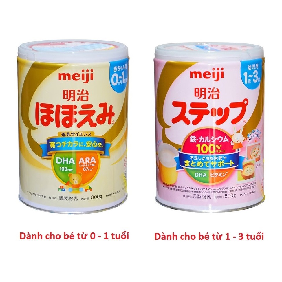 [TẶNG KÈM] Sữa MEIJI Nội Địa Nhật Bản, Sữa MEIJI Số 0, Số 9 820g