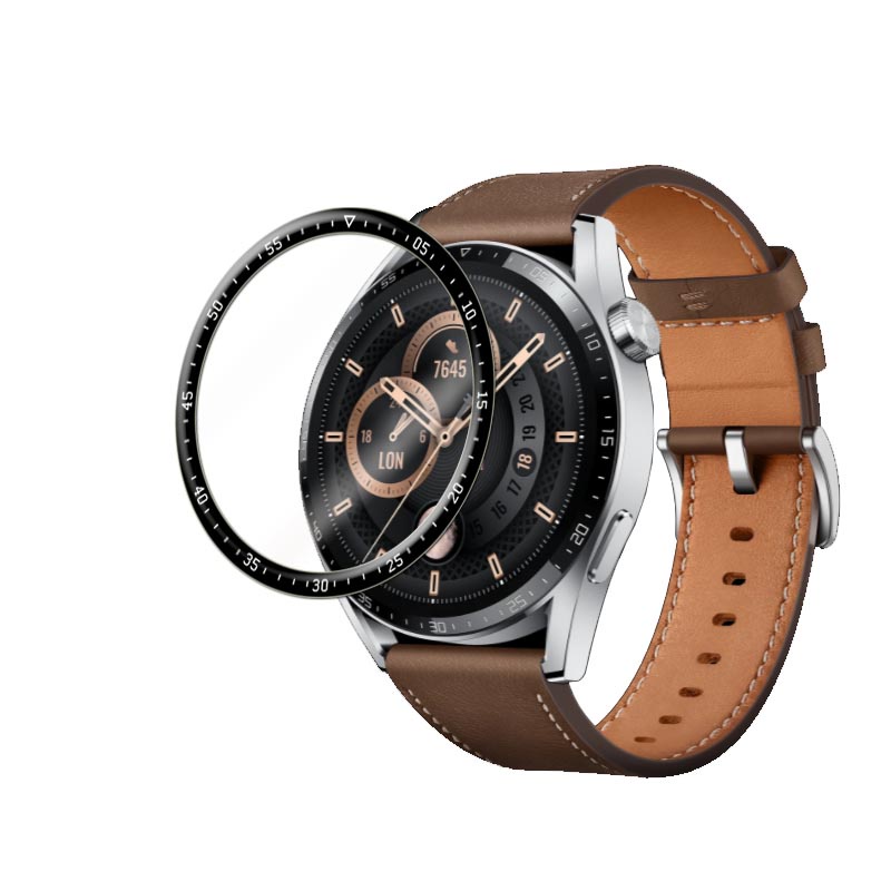 Đối Với Đồng Hồ Huawei GT3 GT 3 Pro Porsche 43mm 42mm 46mm SmartWatch Ultra Clear Full Cover 3D Curved Soft PMMA Film Screen Protector -Không Phải Kính Cường Lực