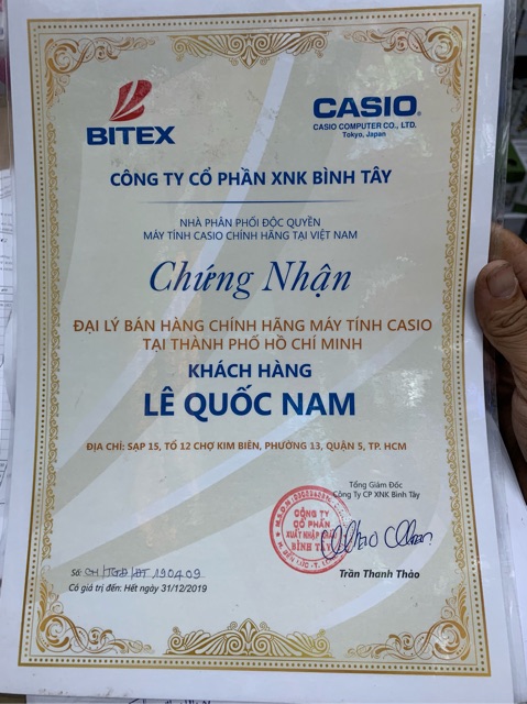 MÁY TÍNH Casio FX 580VNX (Bảo Hành 07Năm) Casio 580VN X