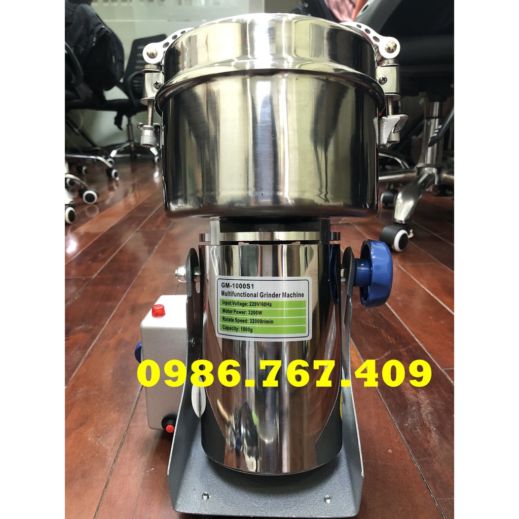 Máy nghiền thuốc bắc các nguyên liệu khô thành bột mịn loại 1kg/mẻ