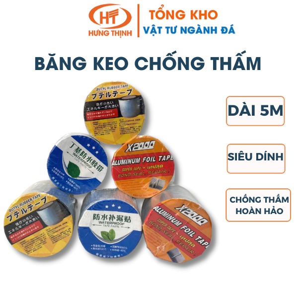 Băng Keo Chống Thấm -Băng Dính Chống Thấm Nước Nhật Bản - Băng Keo Chống Dột