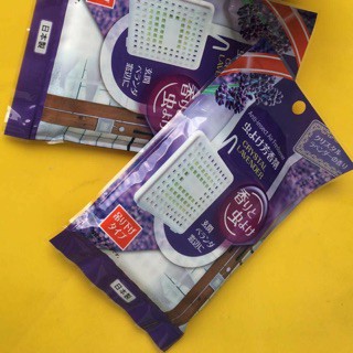 Miếng treo thơm phòng đuổi muỗi, côn trùng hương lavender - Nội địa Nhật Bản