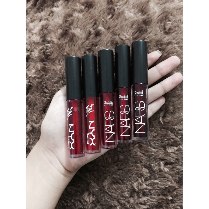 Son tint nước 2 đầu 2 màu Đỏ tươi và đỏ cherry