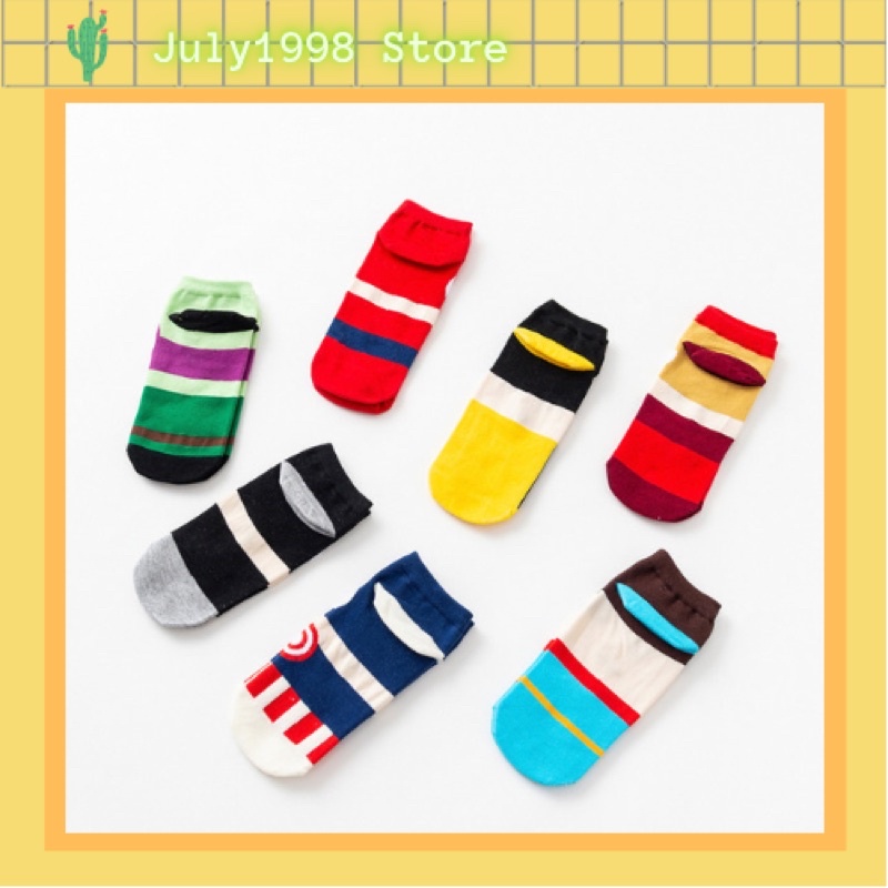 Tất vớ siêu anh hùng/Vớ cổ thấp hoạt hình Unisex