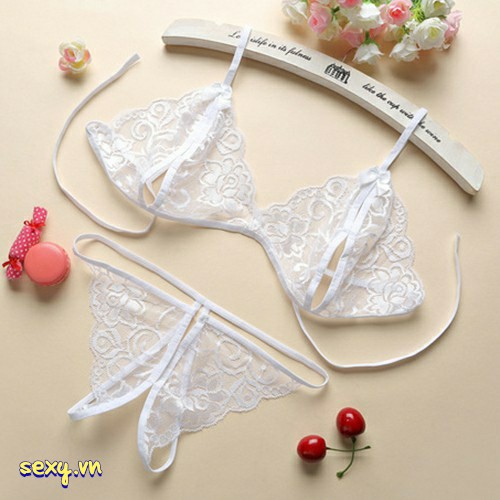 [QUÀ TẶNG] Set Bộ Đồ Lót Ren đũng mở lọt khe siêu quyến rũ | BigBuy360 - bigbuy360.vn